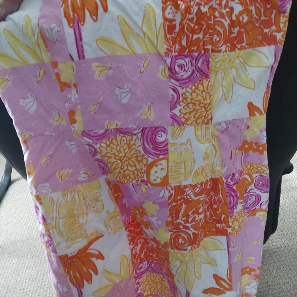 Lilly Pulitzer strapless dress